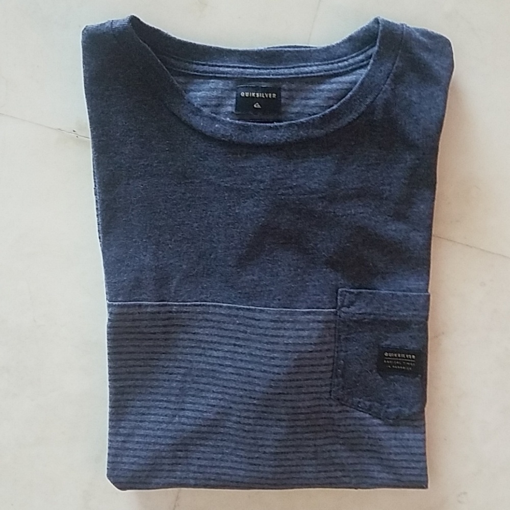 Grey striped XL comfy tee
